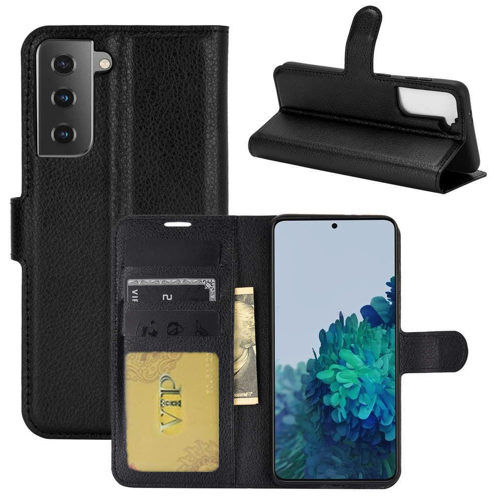 Leather Folio Wallet Case for Samsung Galaxy S24