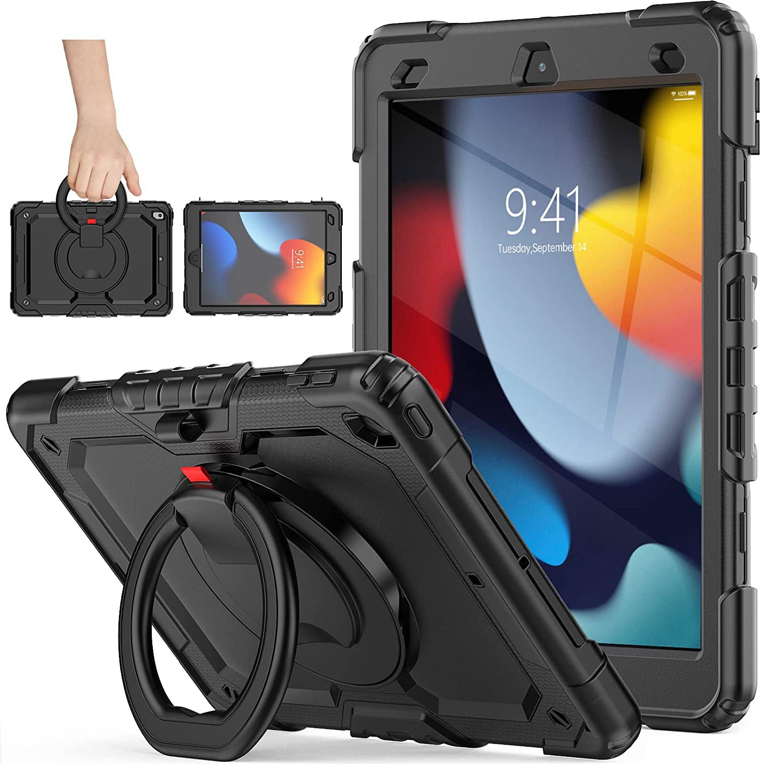 Rugged Defender Ring Case for iPad 10 (10th Gen.) 10.9