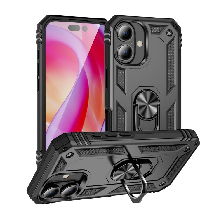 Hybrid Ring Case for iPhone 16 Plus