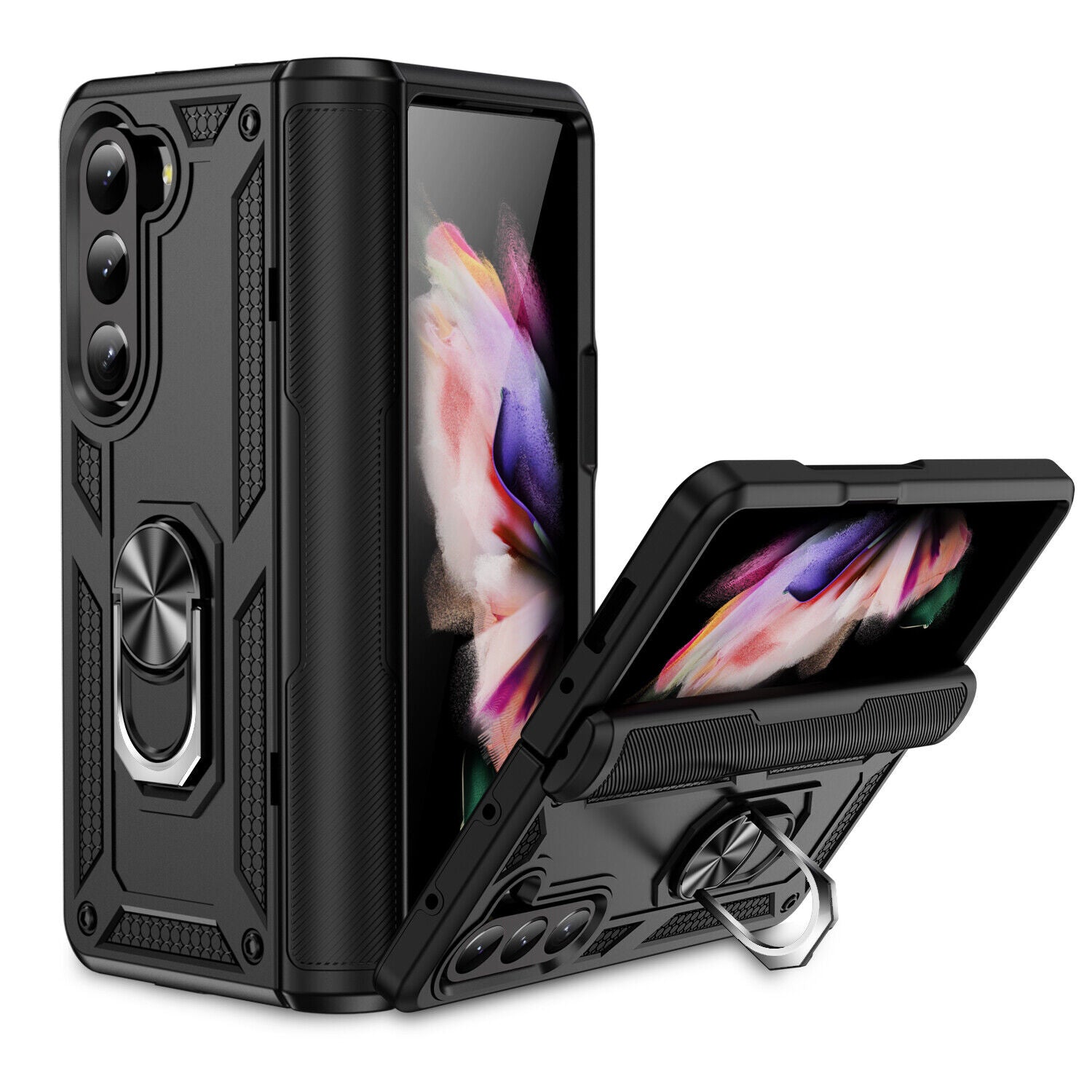 Hybrid Ring Case for Samsung Galaxy Z Fold 5 5G