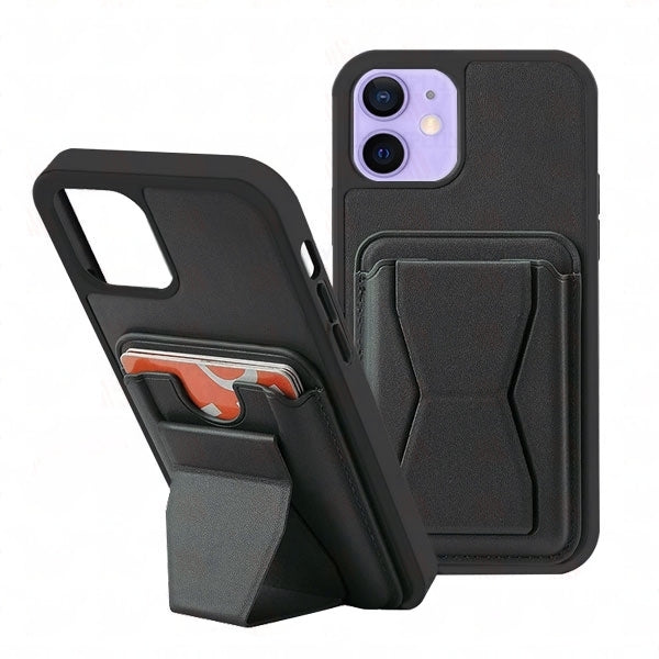 Card Holder Wallet Case with Kickstand for iPhone 11