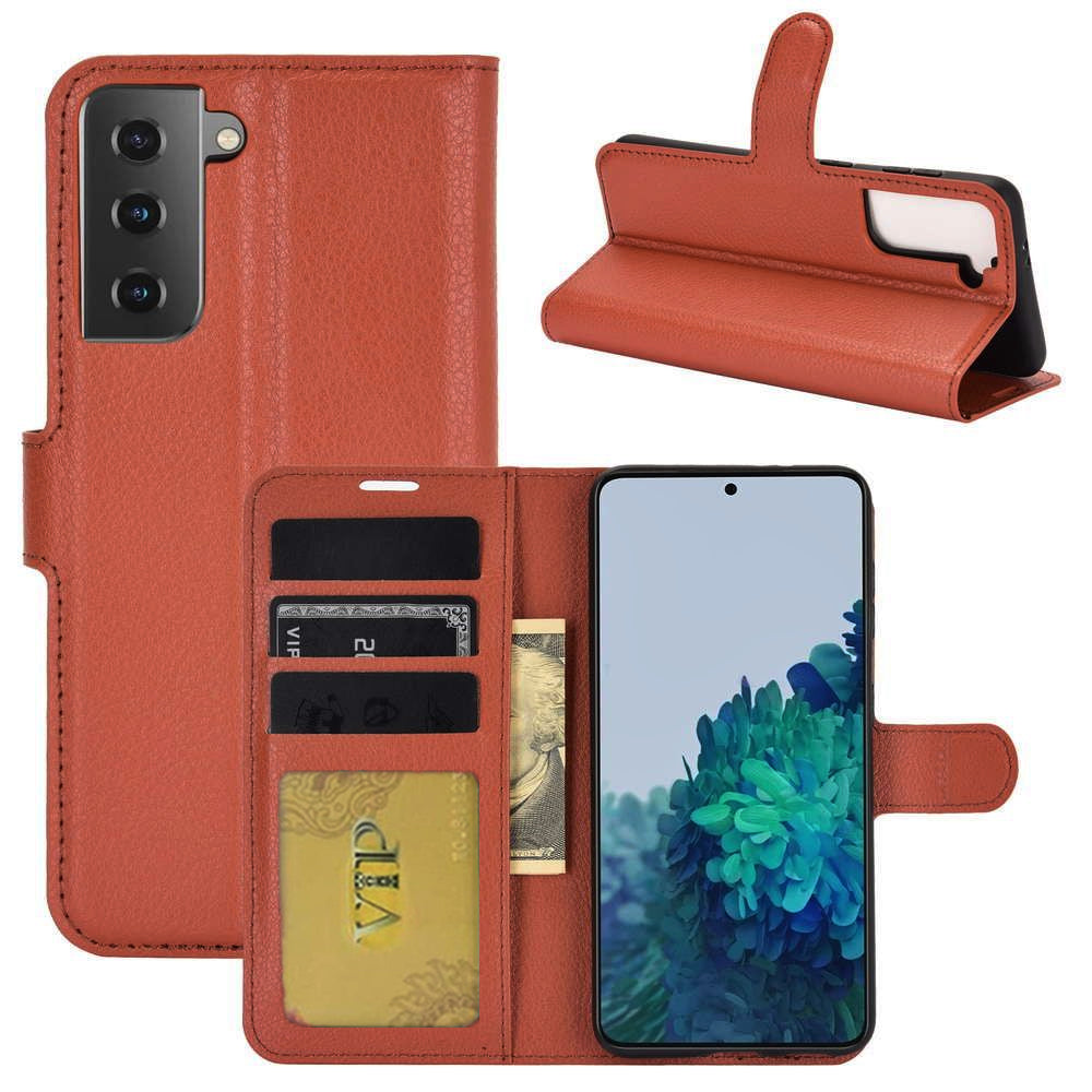 Étui portefeuille folio en cuir pour Samsung Galaxy S24 Plus