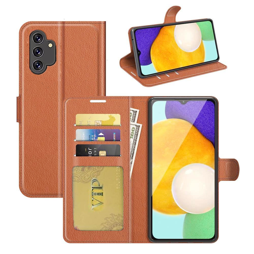 Leather Folio Wallet Case for Samsung Galaxy A35 5G