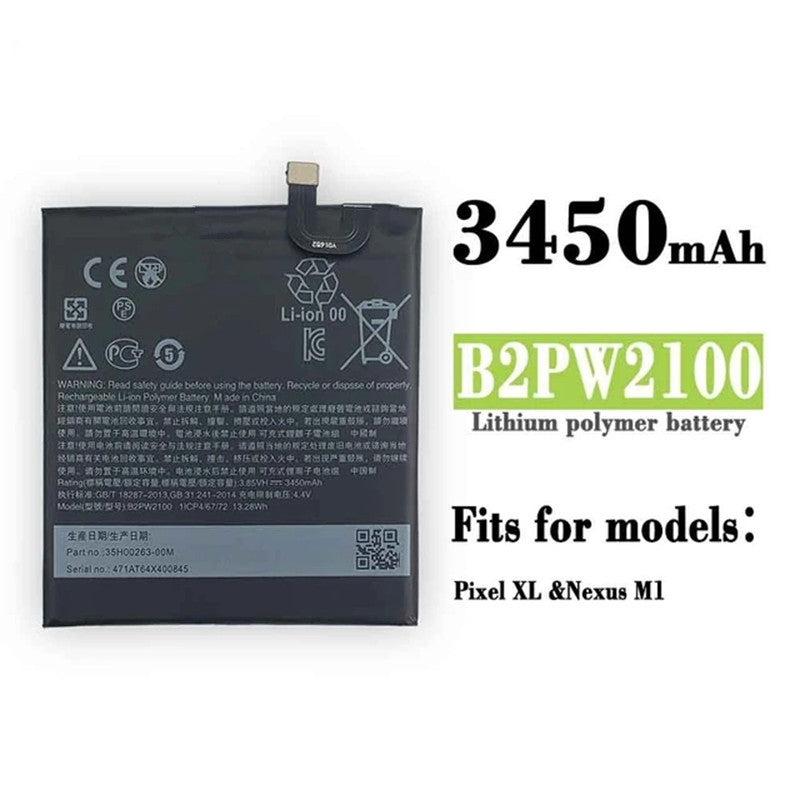 Replacement Battery for Google Pixel XL, B2PW2100 35H00263