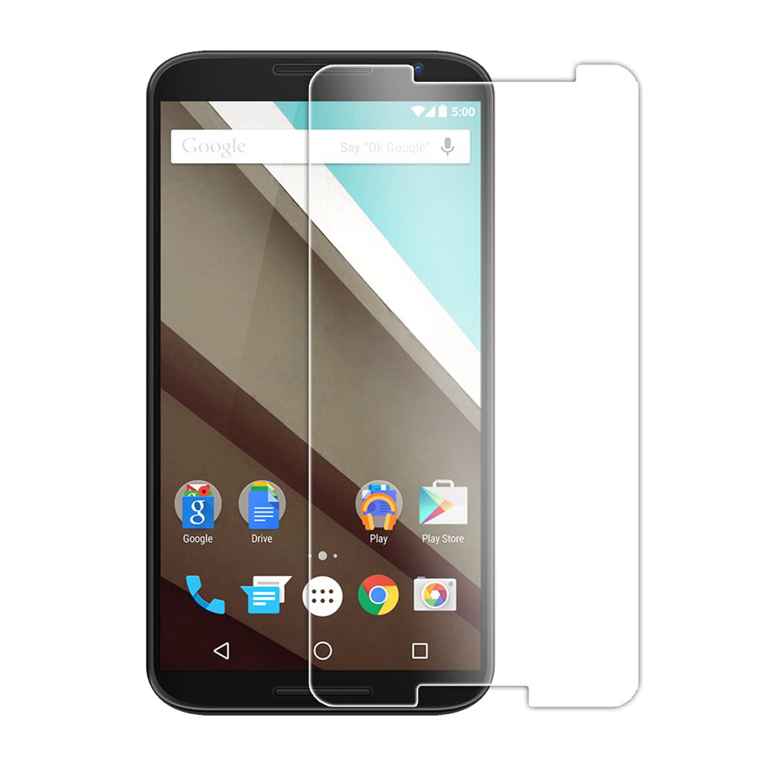 (2 Pack) Tempered Glass Screen Protector for Google Nexus 6