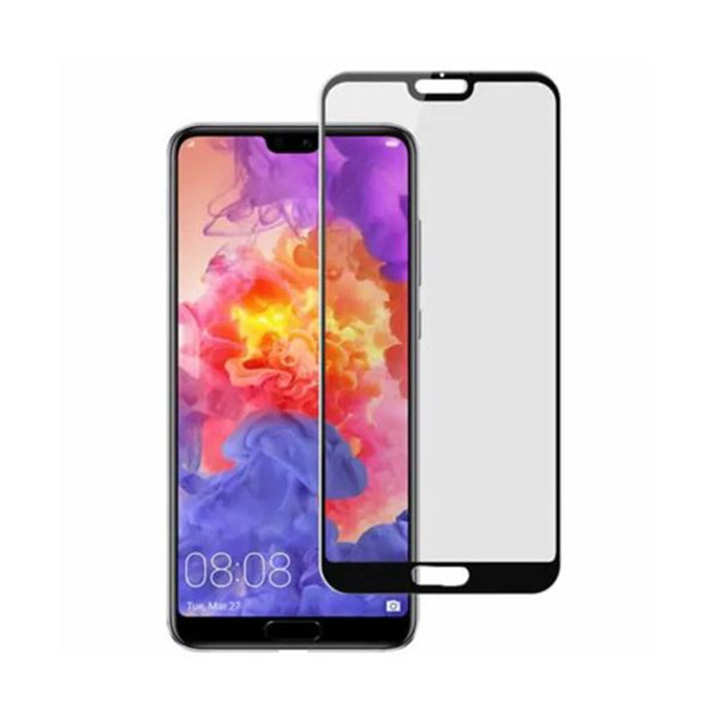 Protecteur d'écran en verre trempé incurvé à couverture complète pour Huawei P20