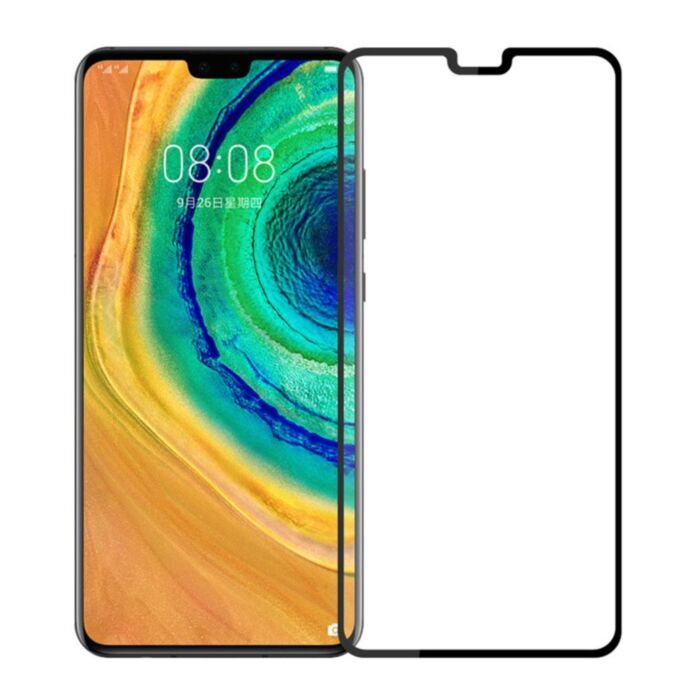 Protecteur d'écran en verre trempé incurvé à couverture complète pour Huawei Mate 30