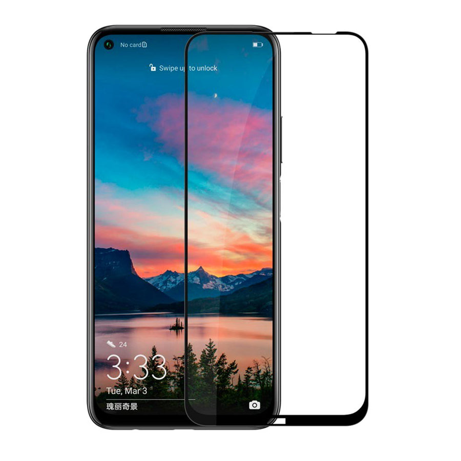 Protecteur D'écran En Verre Trempé À Couverture Complète Incurvée Pour Huawei Mate 30 Lite