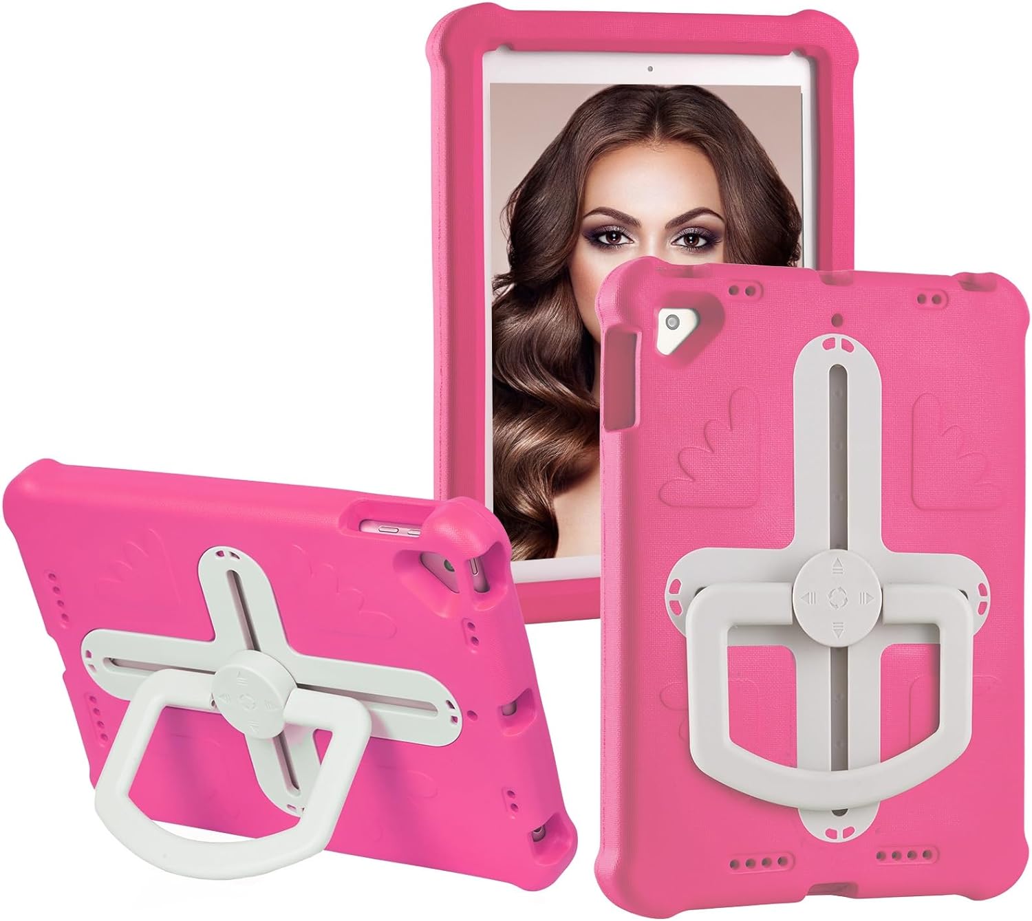 Coque Enfant Personnalisable en Silicone pour iPad 7/8/9 (7e/8e/9e Gén.) 10,2