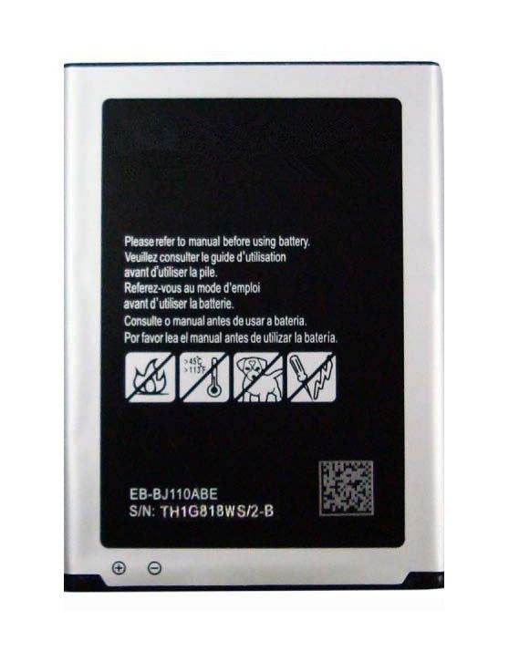 Batterie de remplacement pour Samsung Galaxy J1 Ace Duos Neo (J110), EB-BJ110ABE EB-BJ110ABA