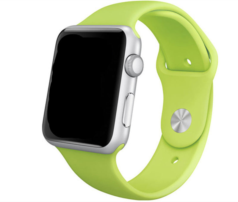 Bracelet de rechange en silicone souple pour Apple Watch iWatch