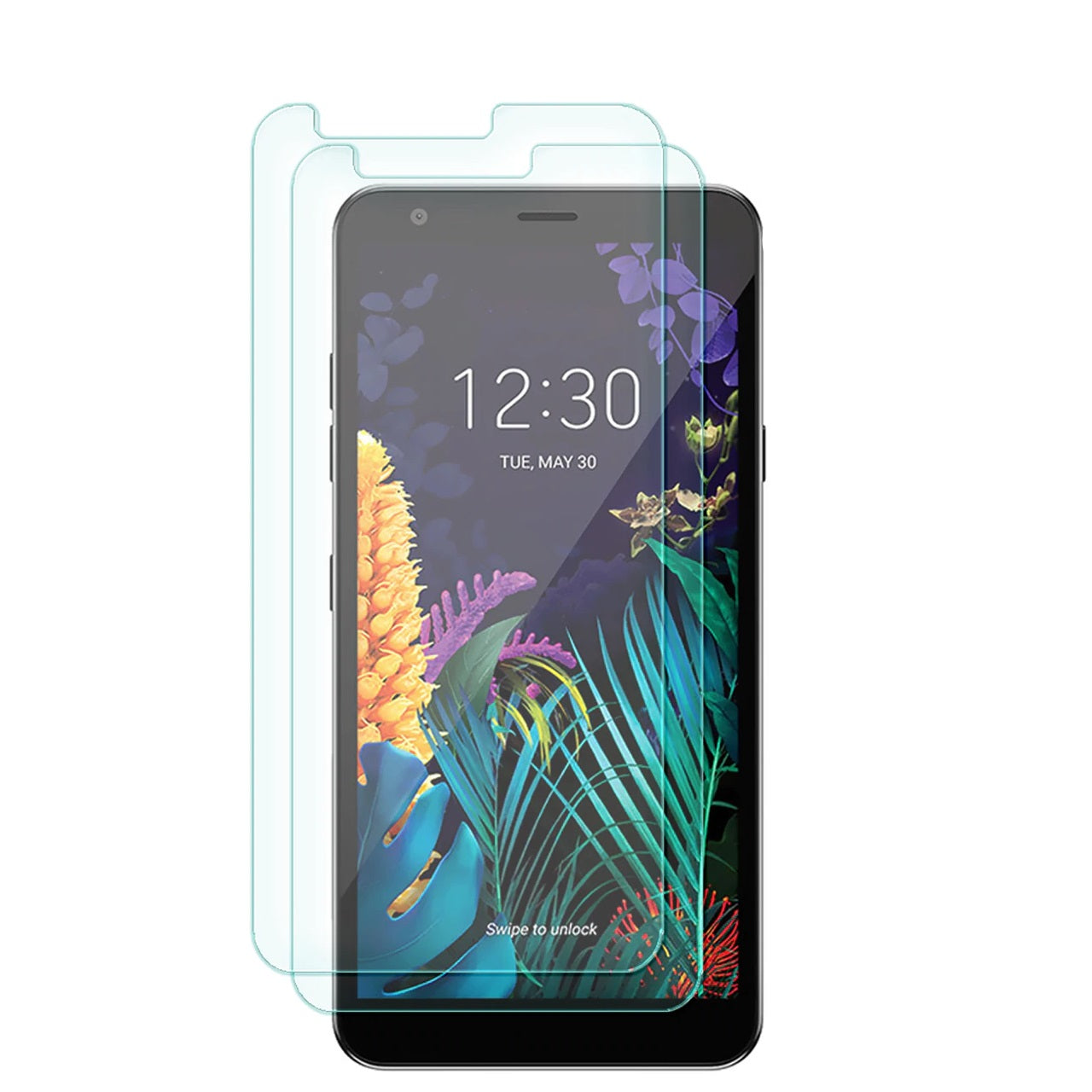 (2 paquets) Protecteur d'écran en verre trempé pour LG K10 2018 / K30 2019