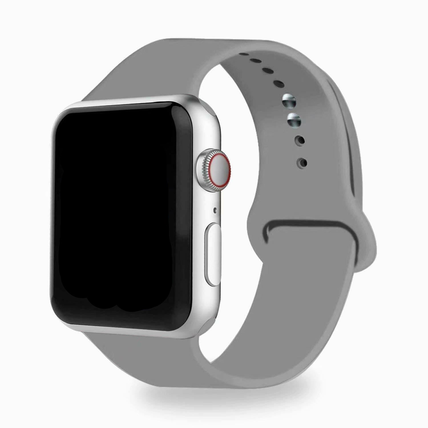 Bracelet de rechange en silicone souple pour Apple Watch iWatch