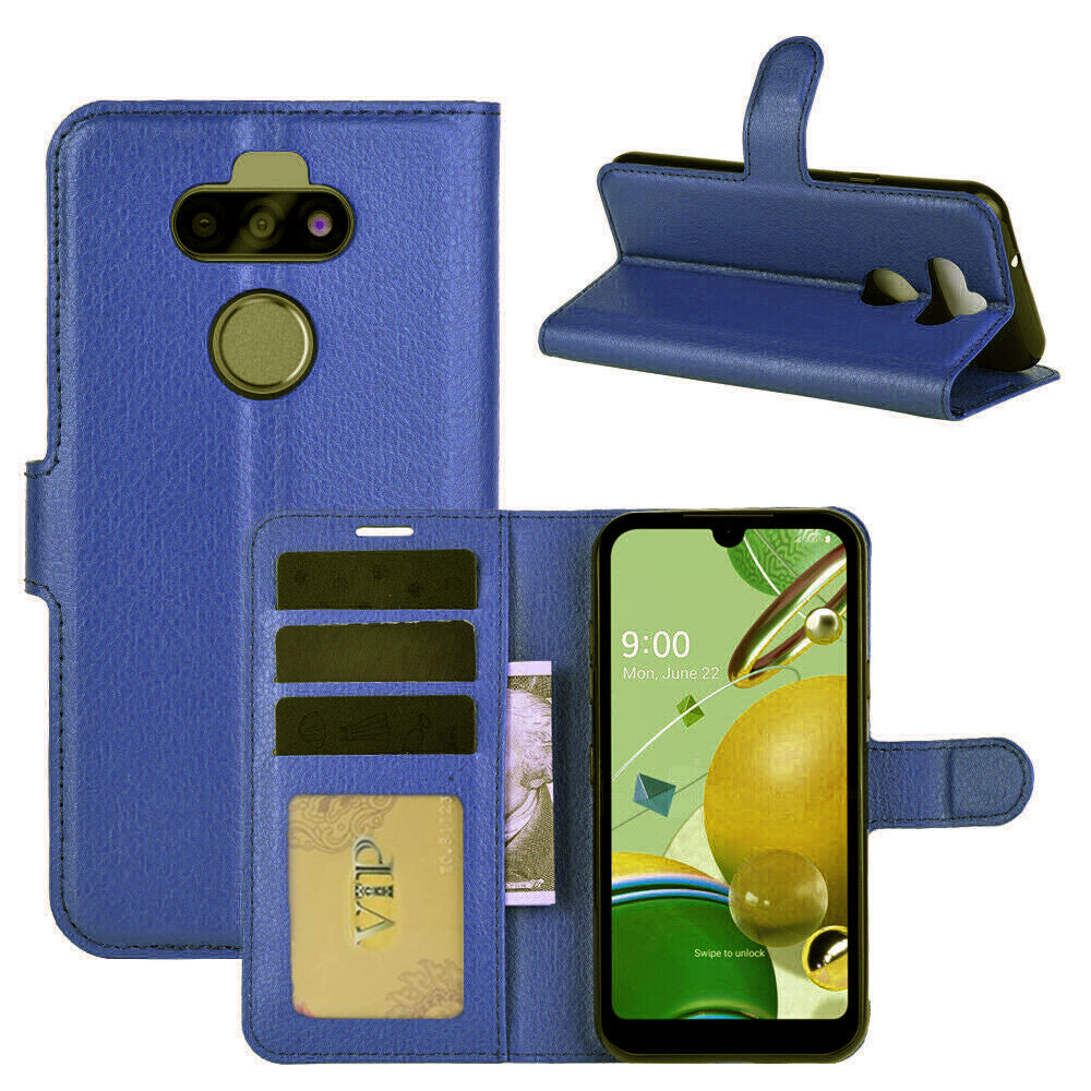 Leather Folio Wallet Case for LG K31