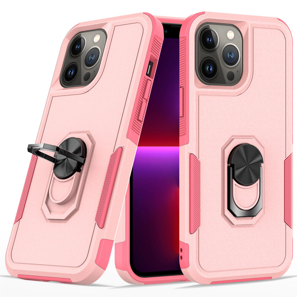 Coque robuste avec anneau pour iPhone 16 Pro Max