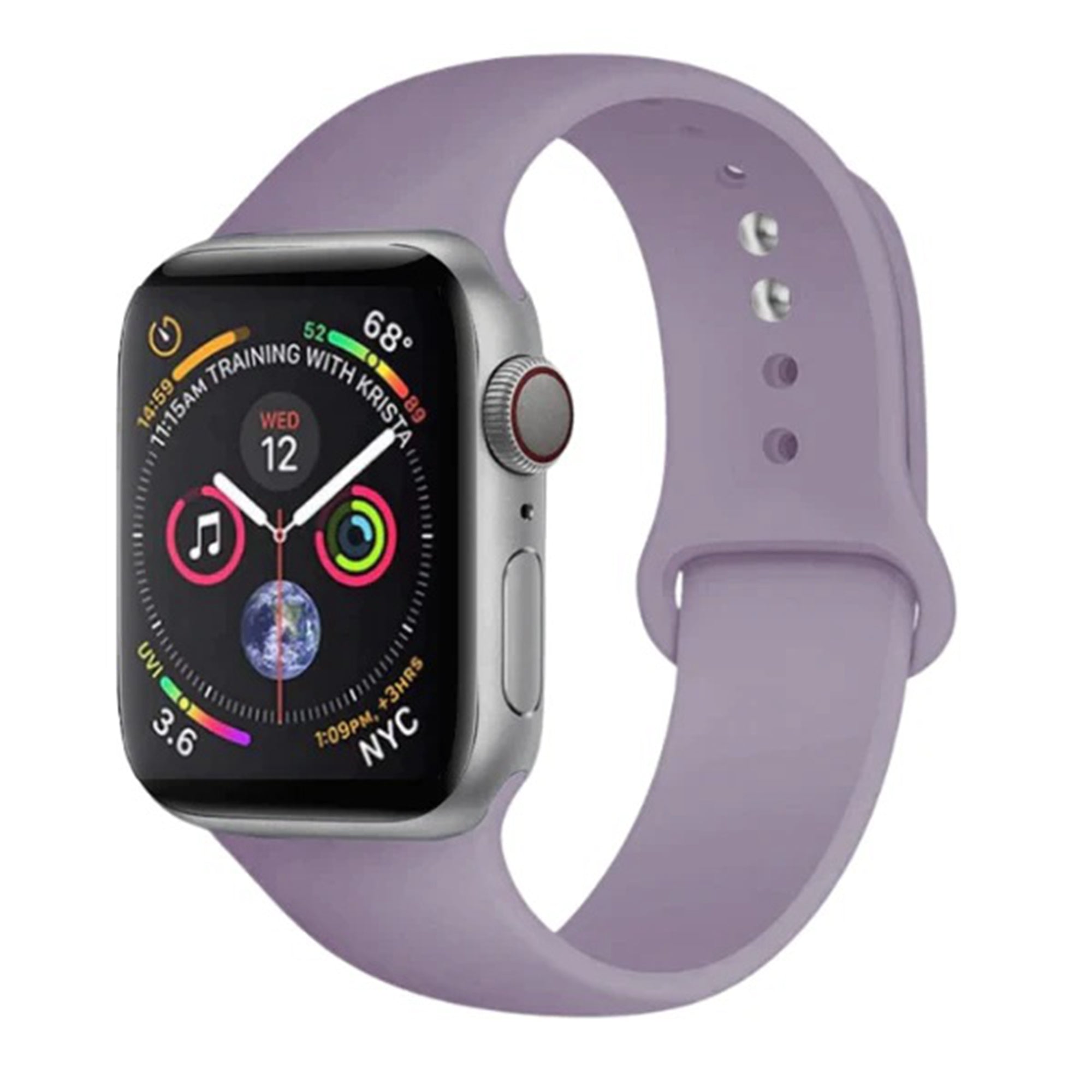 Bracelet de rechange en silicone souple pour Apple Watch iWatch