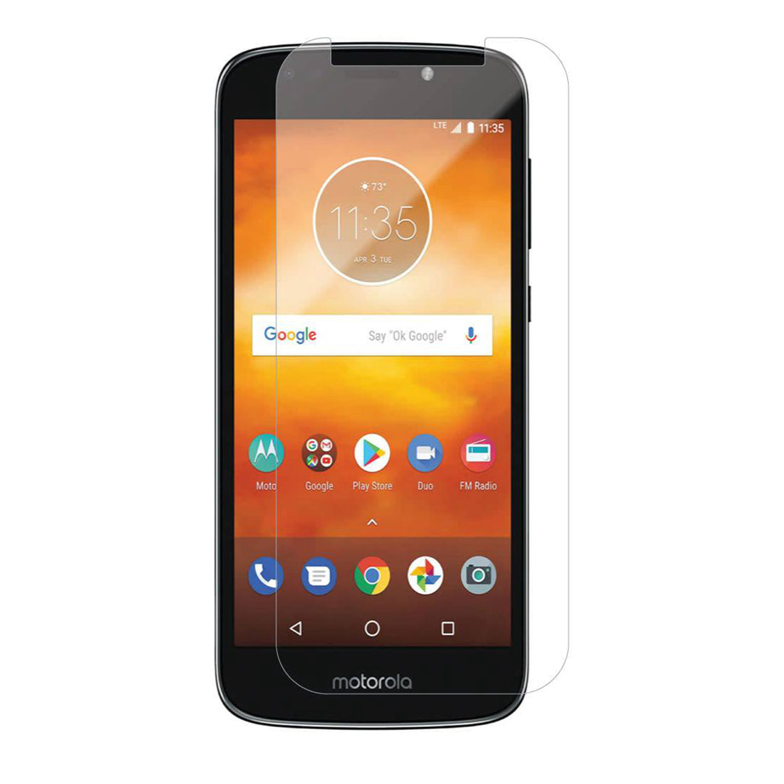 (2 paquets) Protecteur d'écran en verre trempé pour Motorola Moto E5 Play