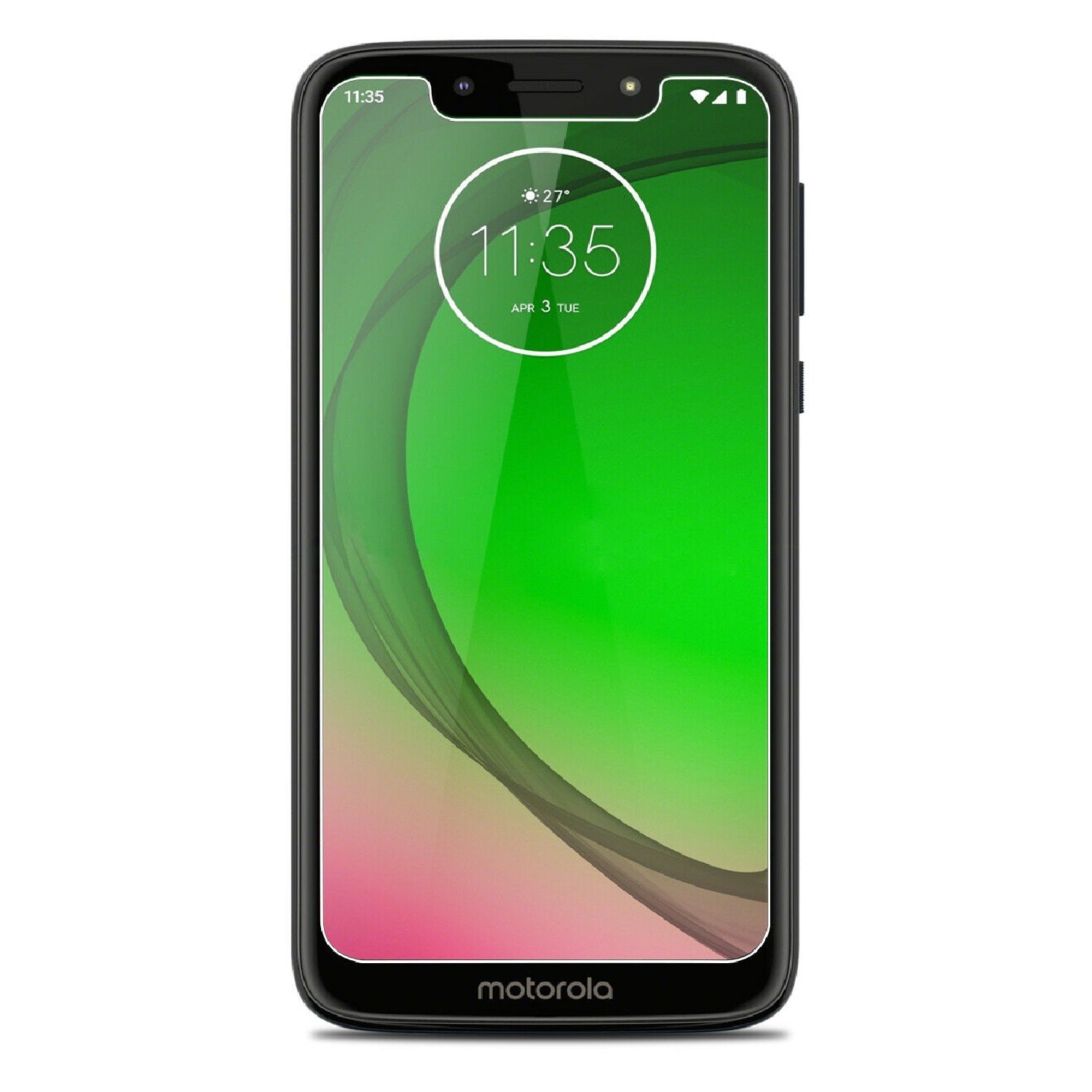 (2 paquets) Protecteur d'écran en verre trempé pour Motorola Moto G7 Play