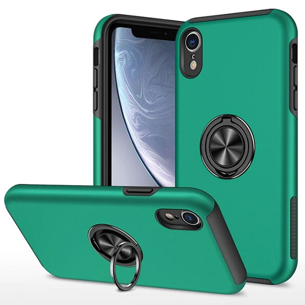 Hybrid Magnetic Invisible Ring Case for iPhone X / XS