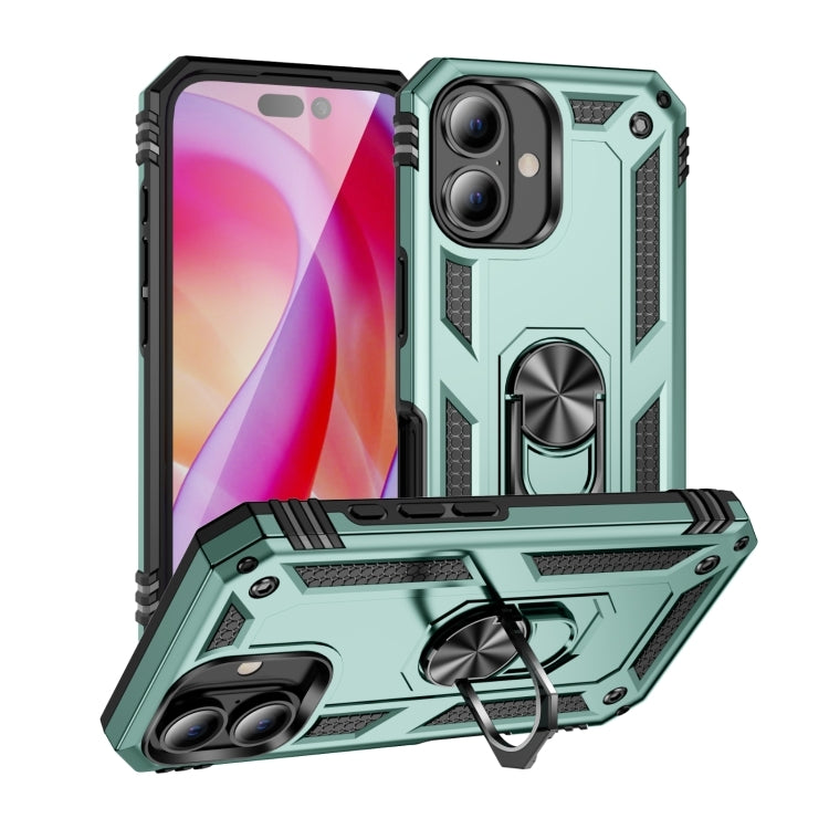 Hybrid Ring Case for iPhone 16 Plus