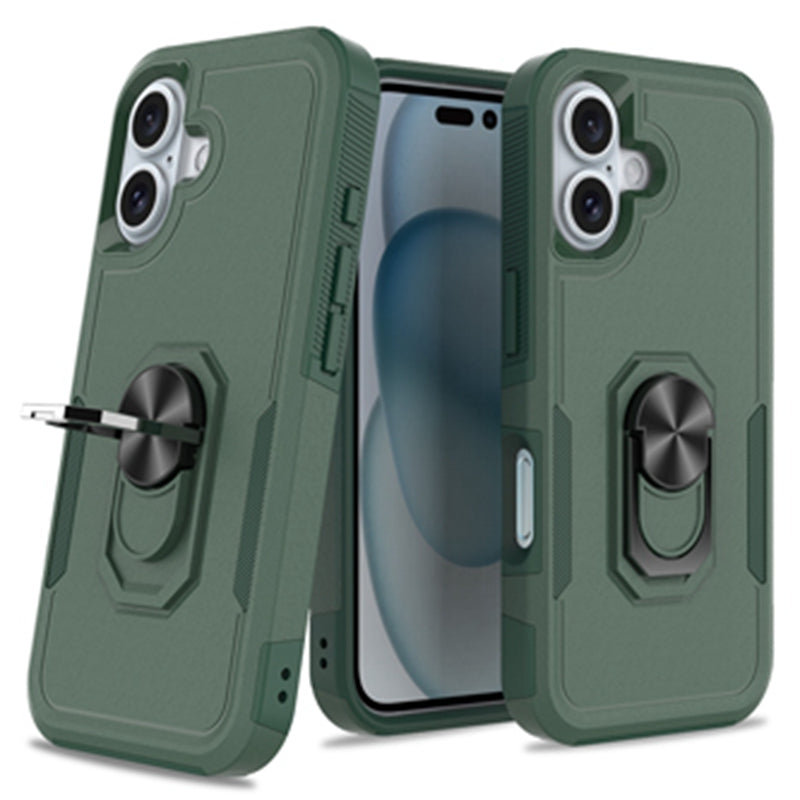 Heavy Duty Ring Case for iPhone 16