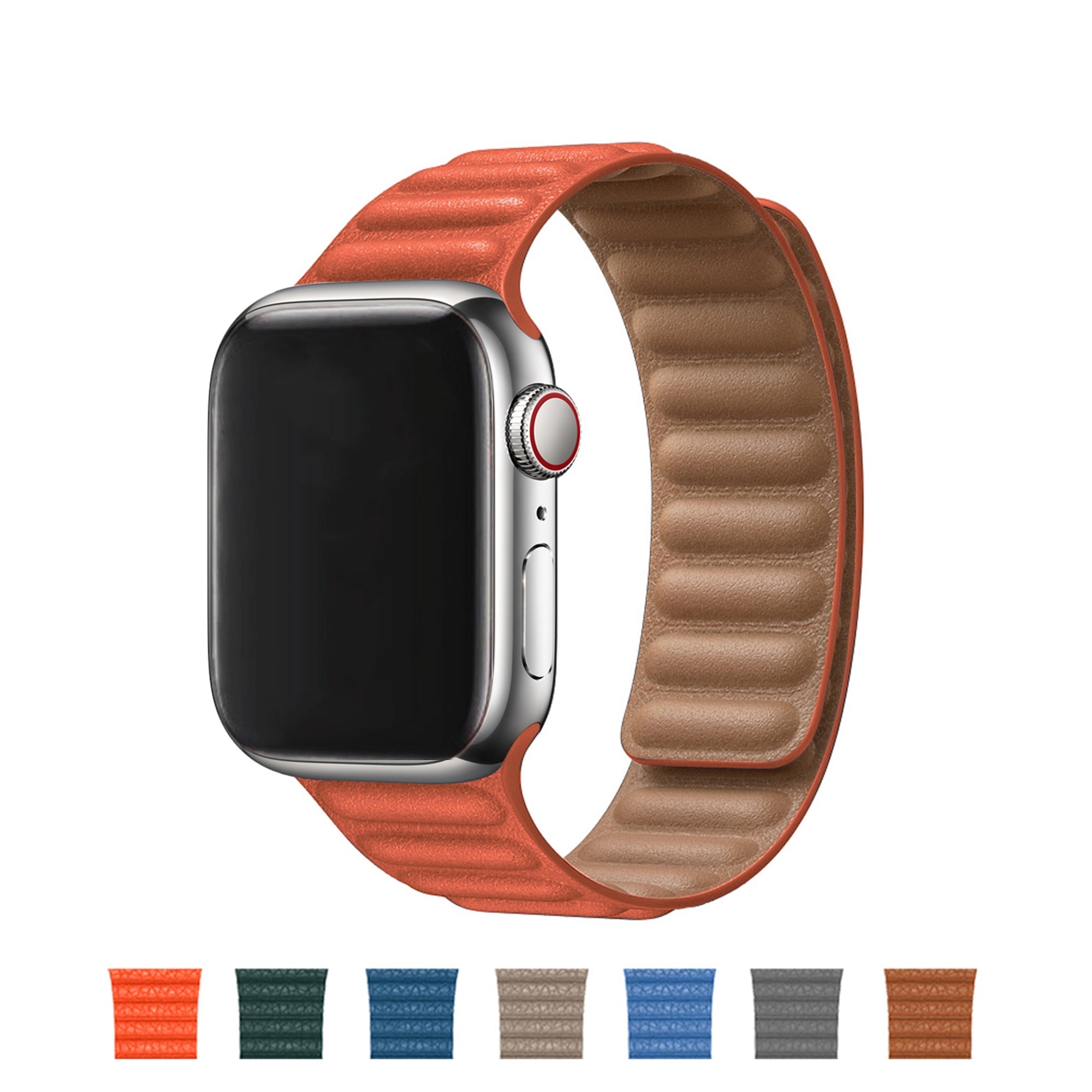 Leather Link Replacement Band Strap for Apple Watch iWatch