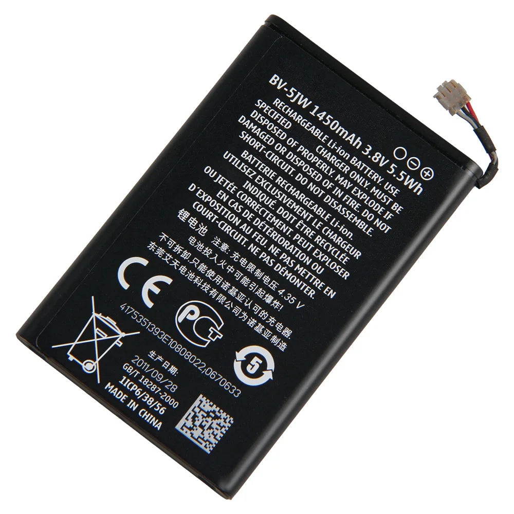 Replacement Battery for Nokia N9 N9-00 Lumia 800 800C, BV-5JW