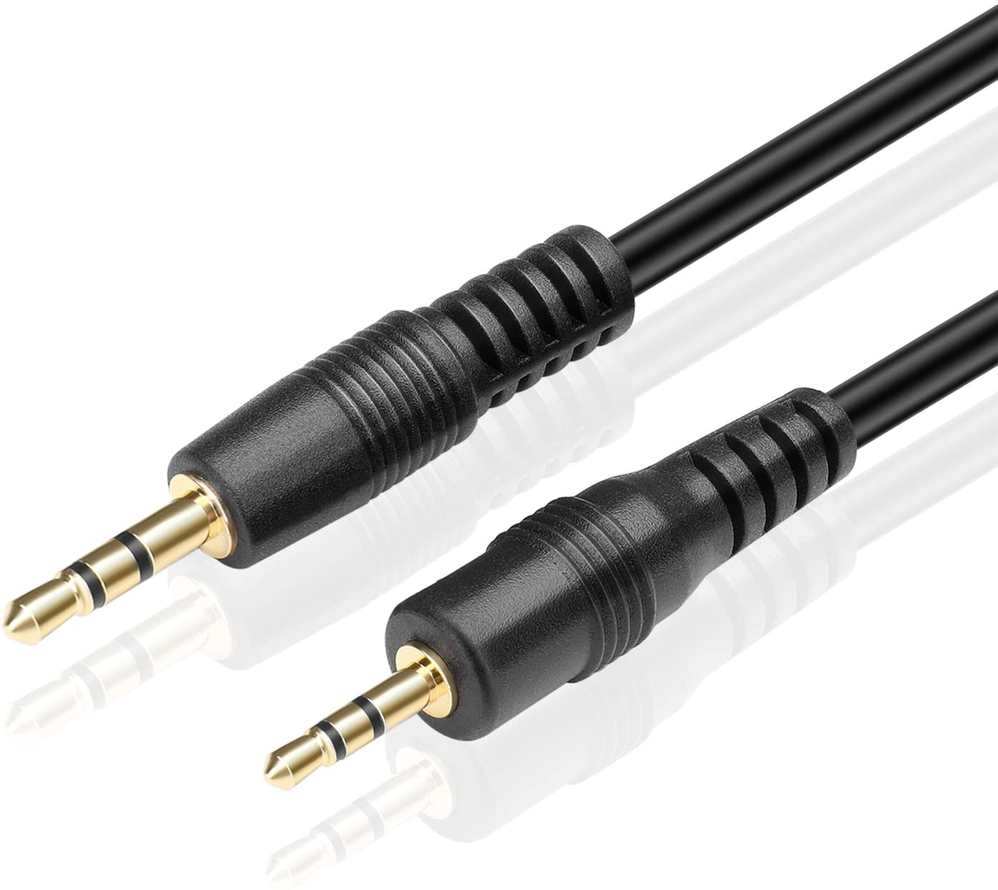 Câble auxiliaire jack audio stéréo mâle vers mâle 3,5 mm (1 m)