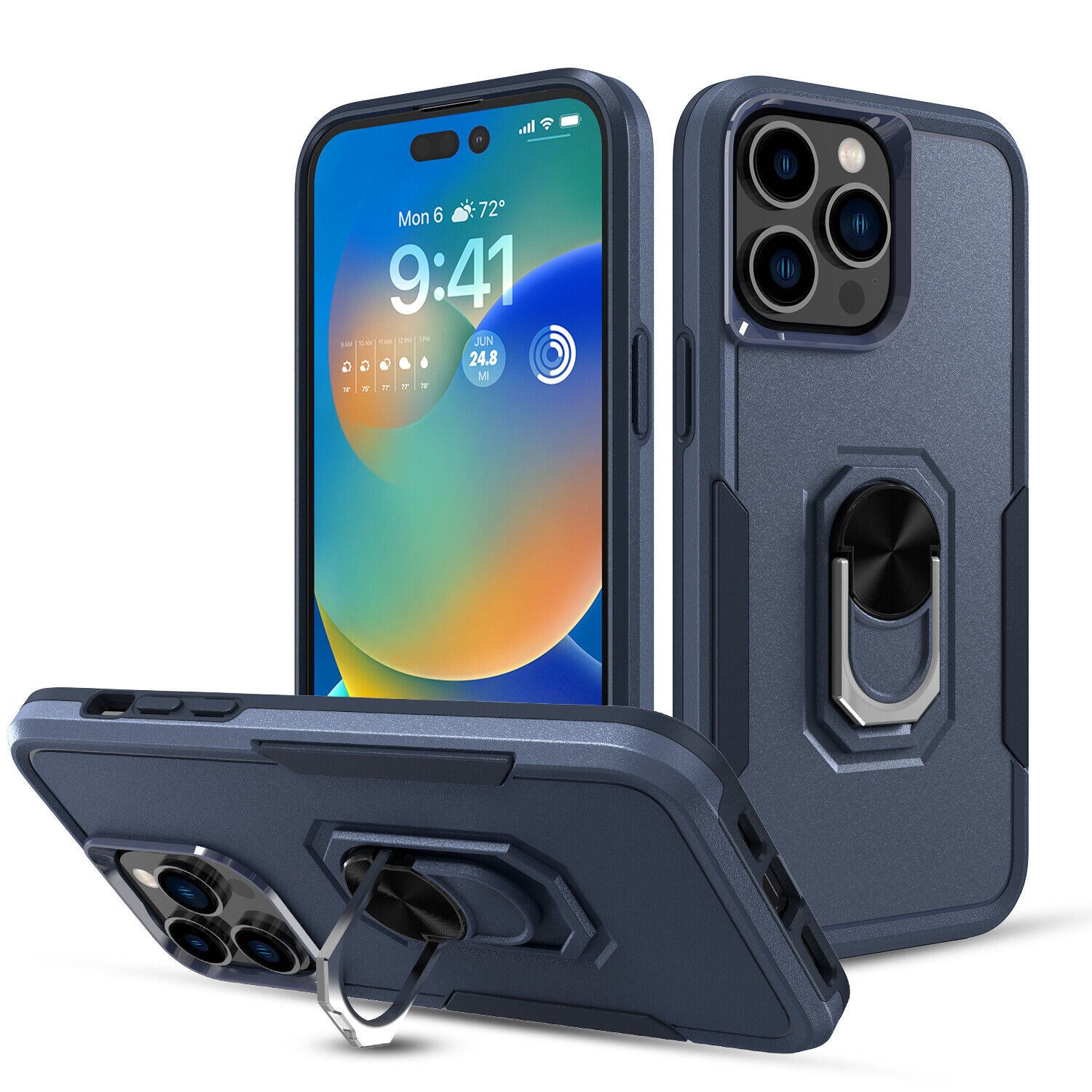 Heavy Duty Ring Case for iPhone 13 Pro