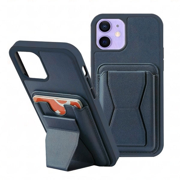 Card Holder Wallet Case with Kickstand for iPhone 12 / 12 Pro