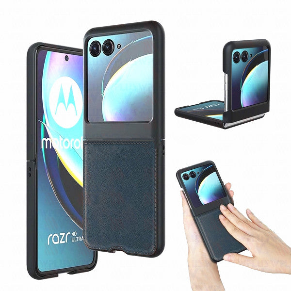 Étui en cuir pour Motorola Moto Razr+ Plus / Razr 40 Ultra (2023)