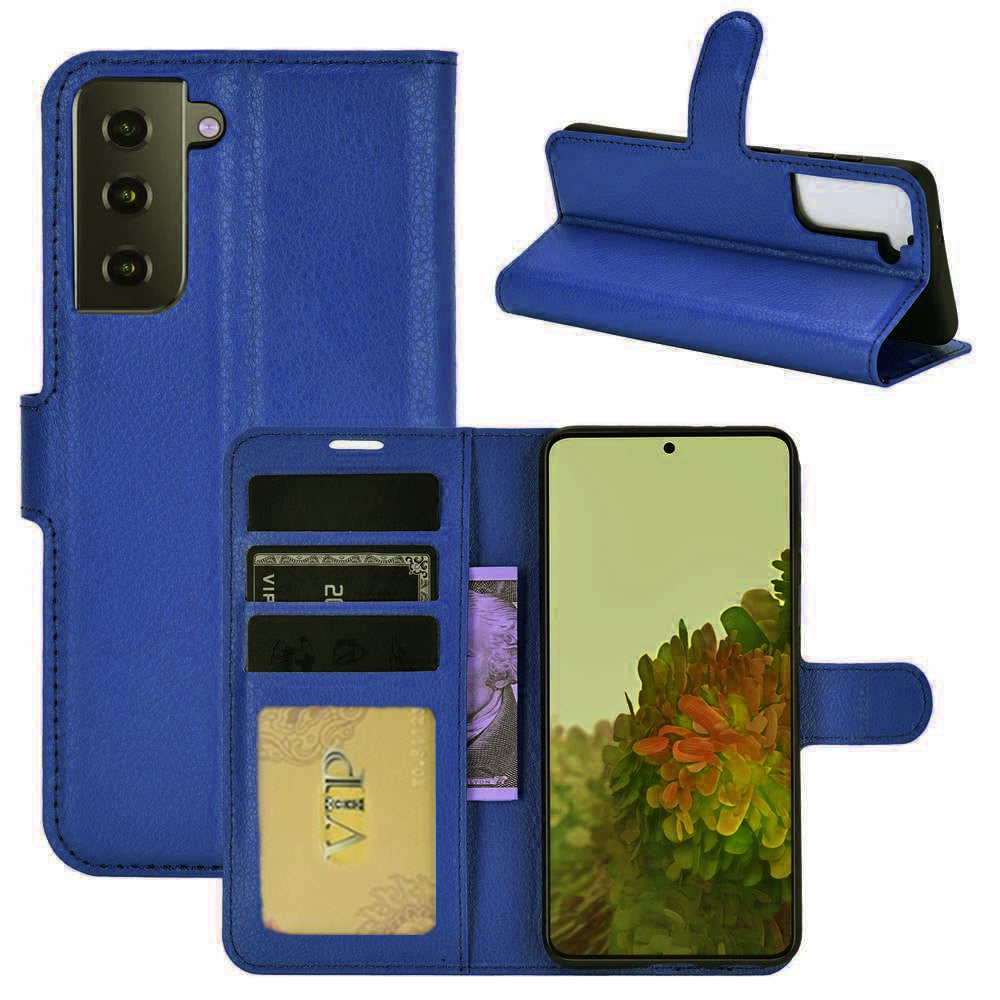 Étui portefeuille folio en cuir pour Samsung Galaxy S24 Plus