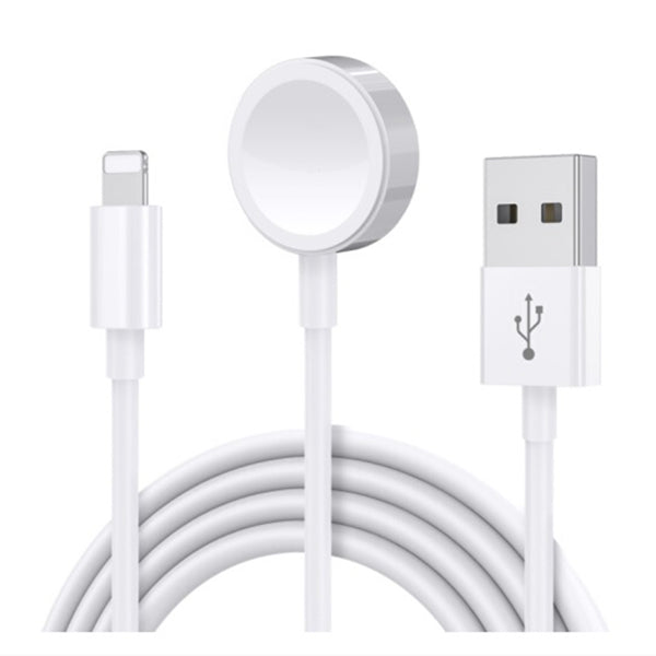 2 in 1 Wireless Magnetic Charger Charging Cable for Apple Watch / iPhone