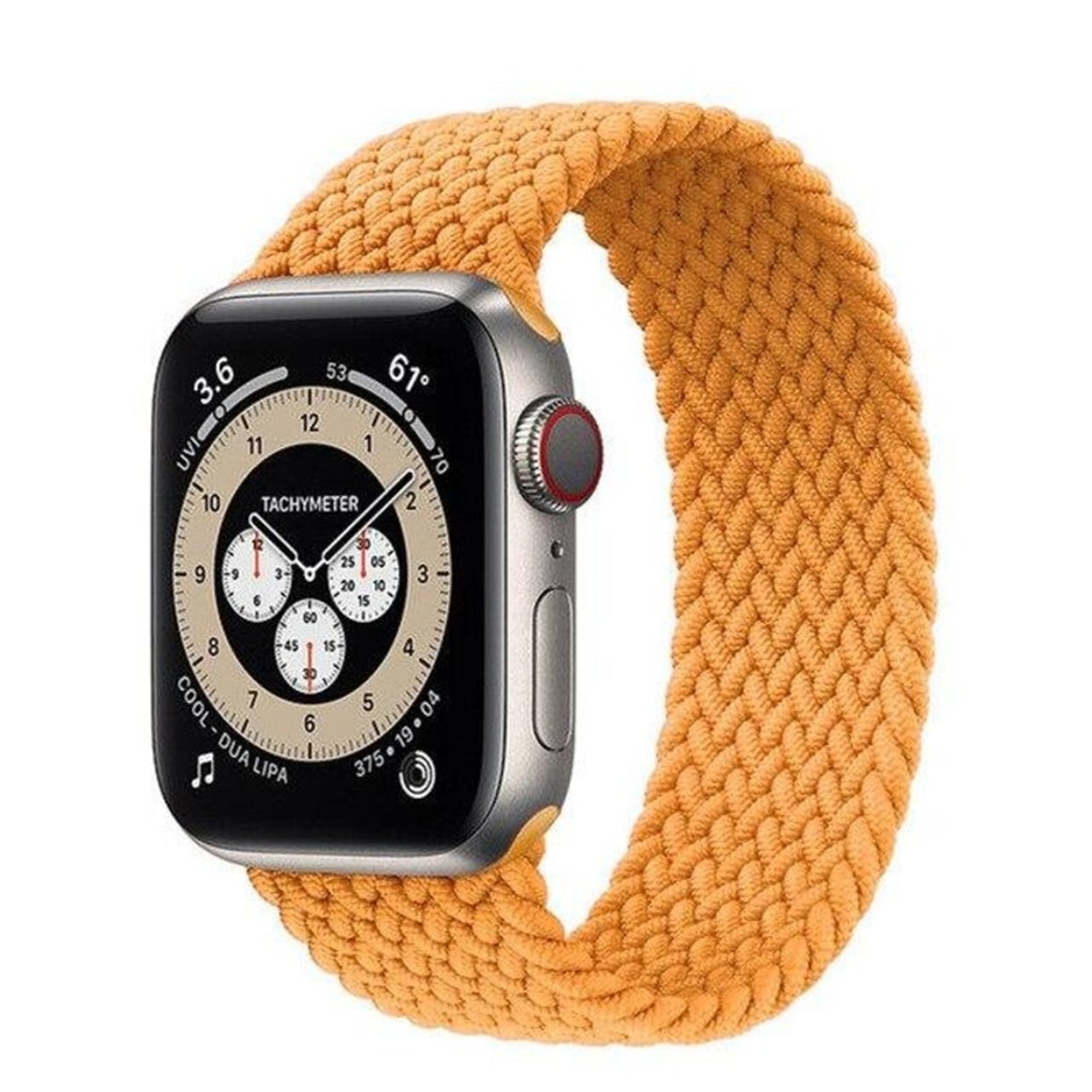 Bracelet de remplacement tressé à boucle solo pour Apple Watch iWatch