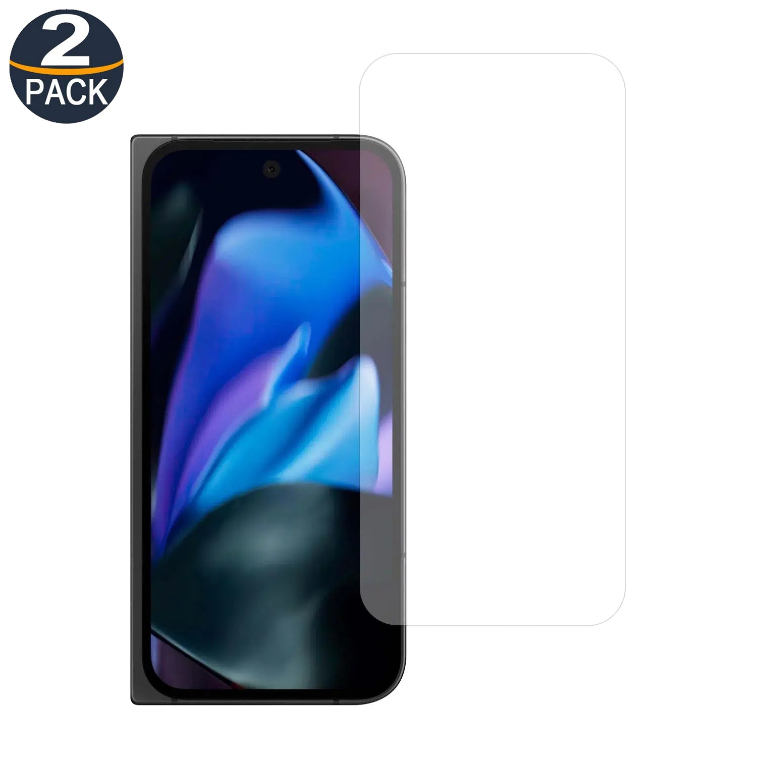 (Lot de 2) Protecteur d'écran en verre trempé pour Google Pixel 9 Pro Fold