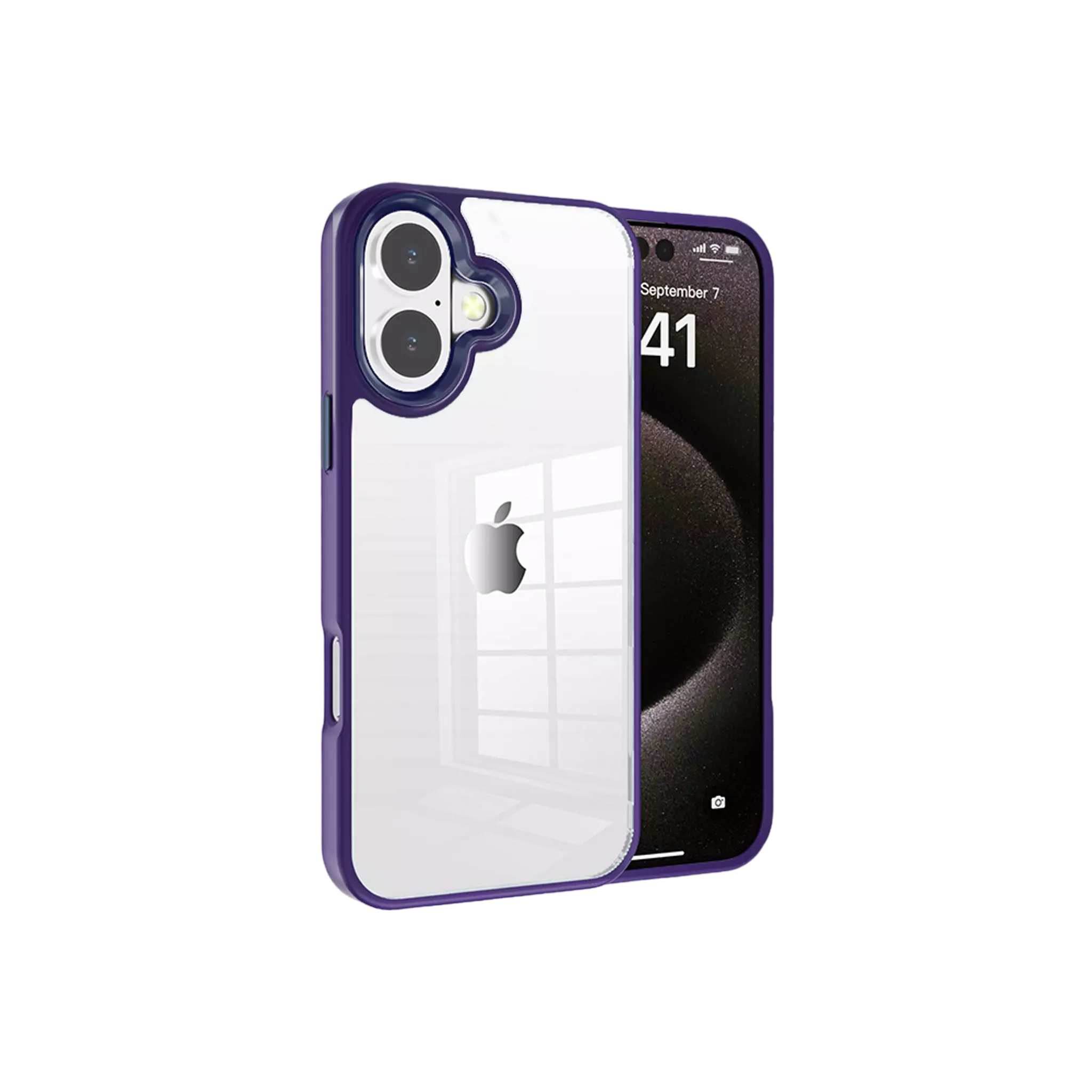 Coque mate translucide pour iPhone 16