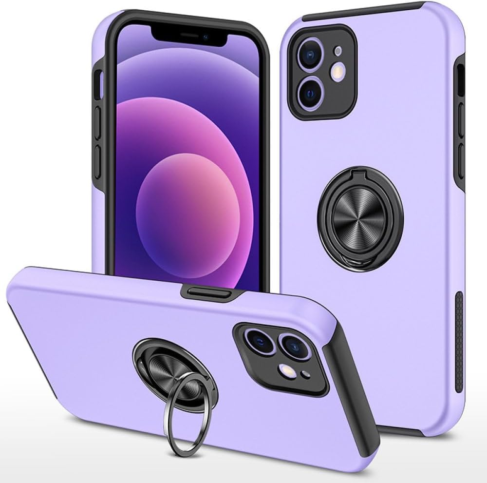 Hybrid Magnetic Invisible Ring Case for iPhone 11