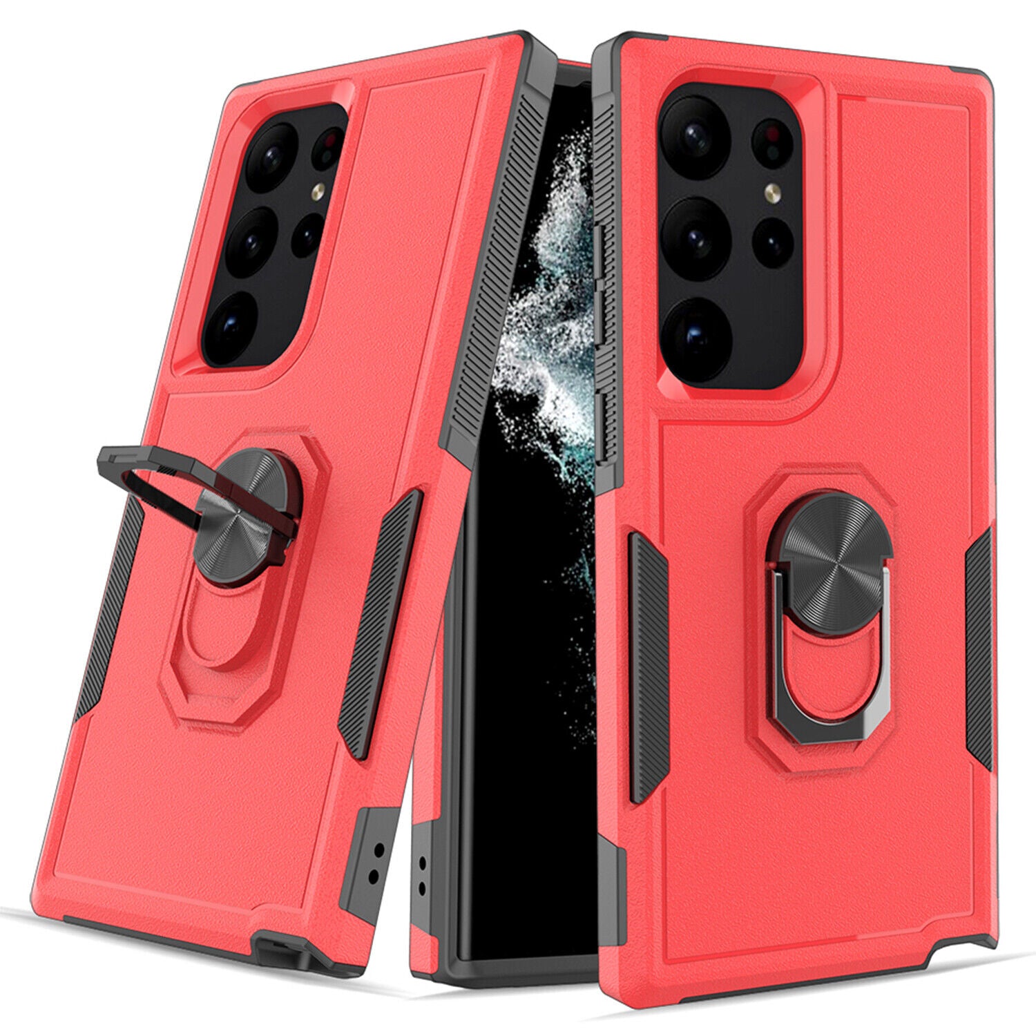 Coque robuste avec anneau pour Samsung Galaxy S25 Ultra