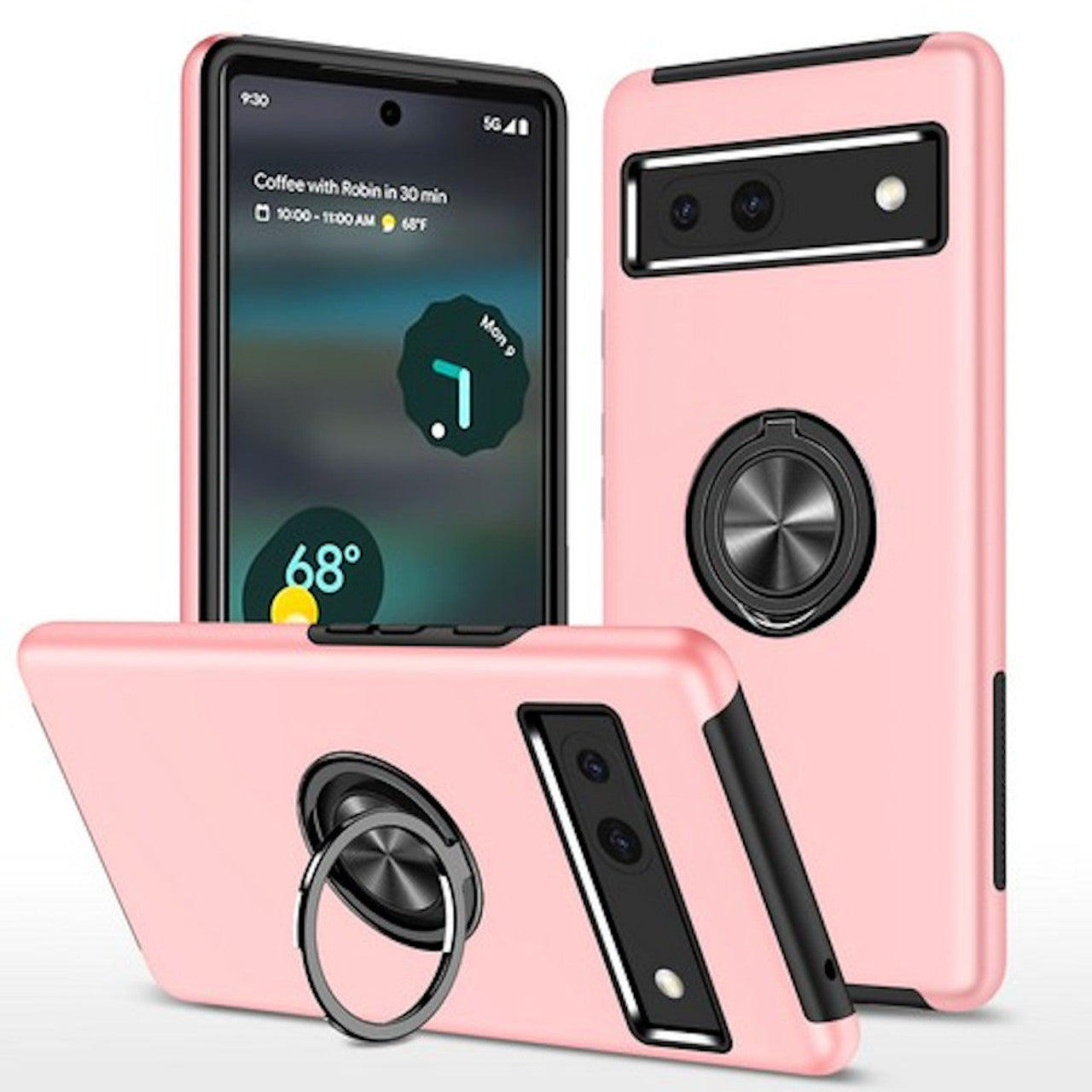 Coque hybride magnétique invisible pour Google Pixel 7A