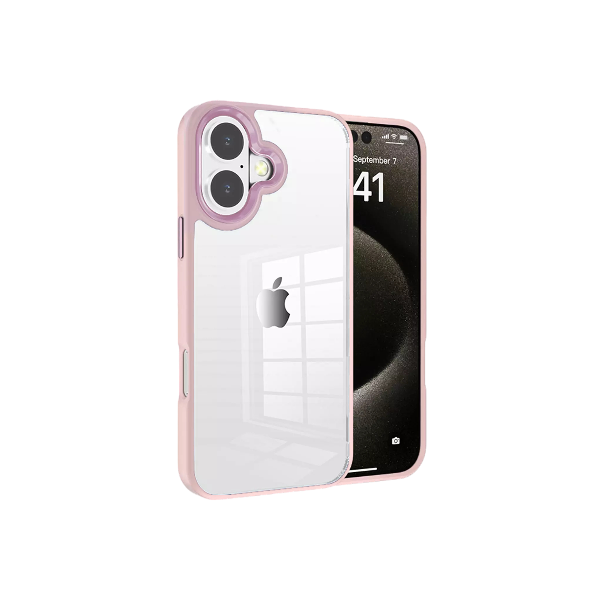 Coque mate translucide pour iPhone 16