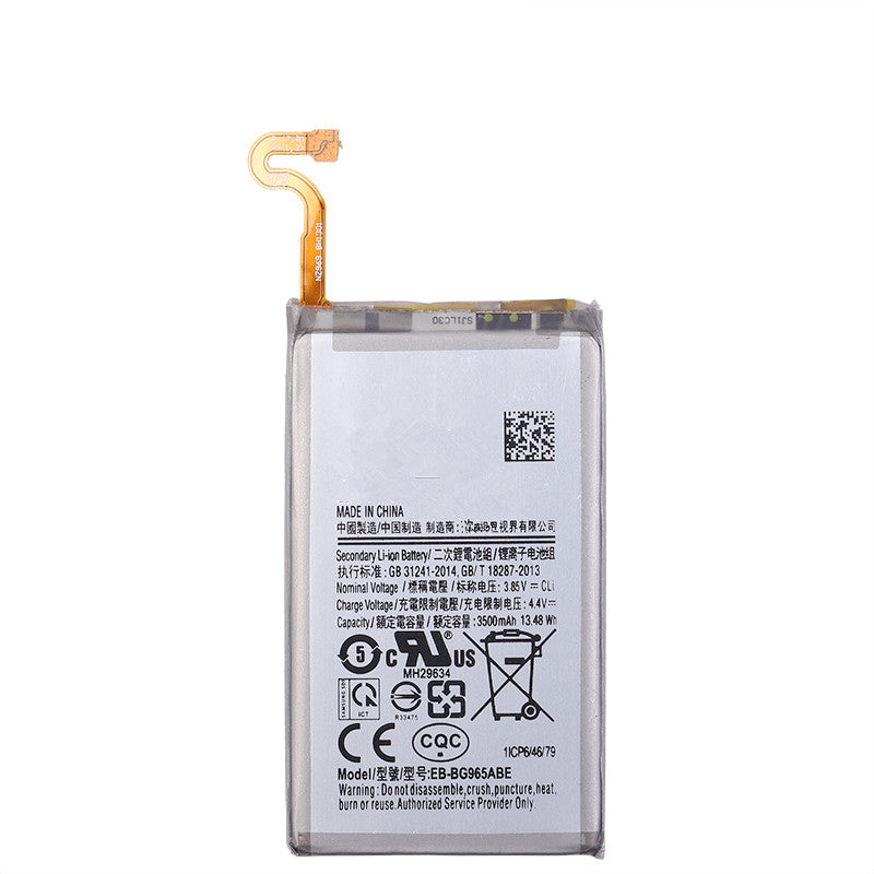 Batterie de remplacement pour Samsung Galaxy S9 Plus (G965), EB-BG965ABE EB-BG965ABU EB-BG965ABA