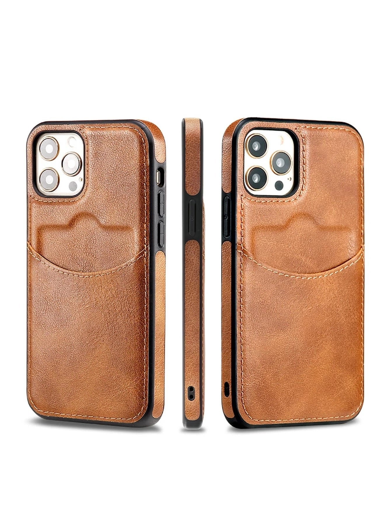 Leather Pocket Case for iPhone 13 Pro