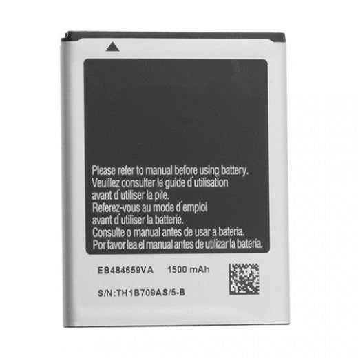 Batterie de remplacement pour Samsung Gravity Smart Exhibit 2 4G (S5820 W689 S5838) / W (GT-i8150) / Wave 3 (GT-S8600), EB484659VA EB484659VU