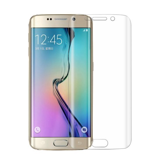 Protecteur d'écran en verre trempé à couverture complète incurvée pour Samsung Galaxy S6 Edge