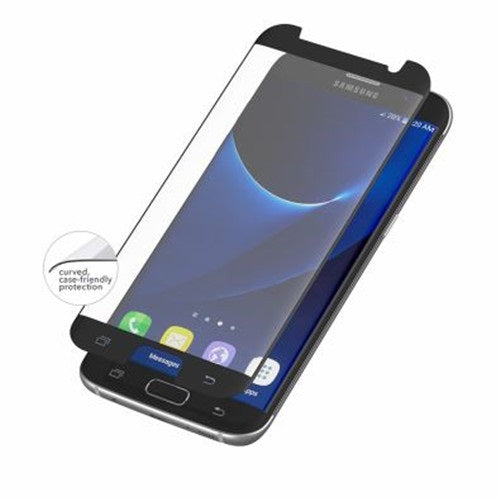 Protecteur d'écran en verre trempé à couverture complète incurvée pour Samsung Galaxy S7