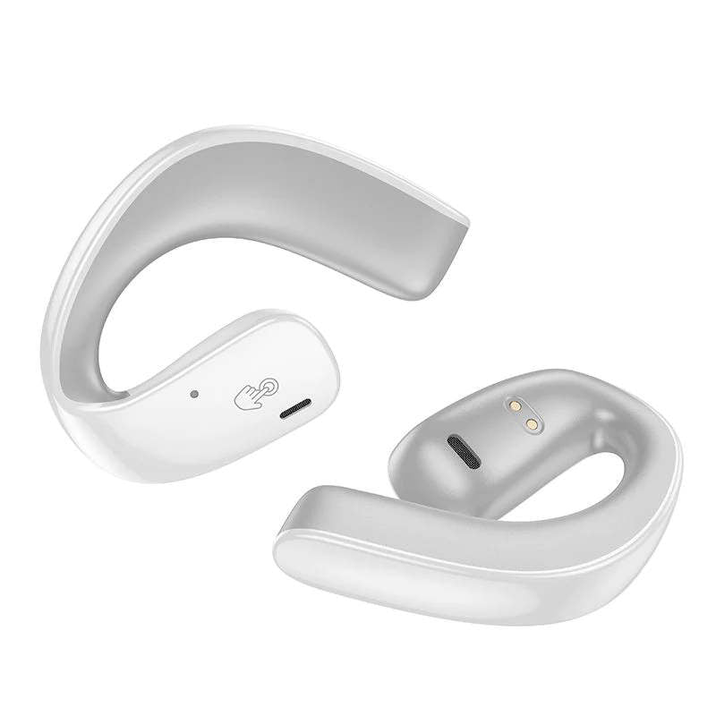 TWS True Wireless Stereo Earbuds Bluetooth Headsets Air Conduction Earphones with Clips