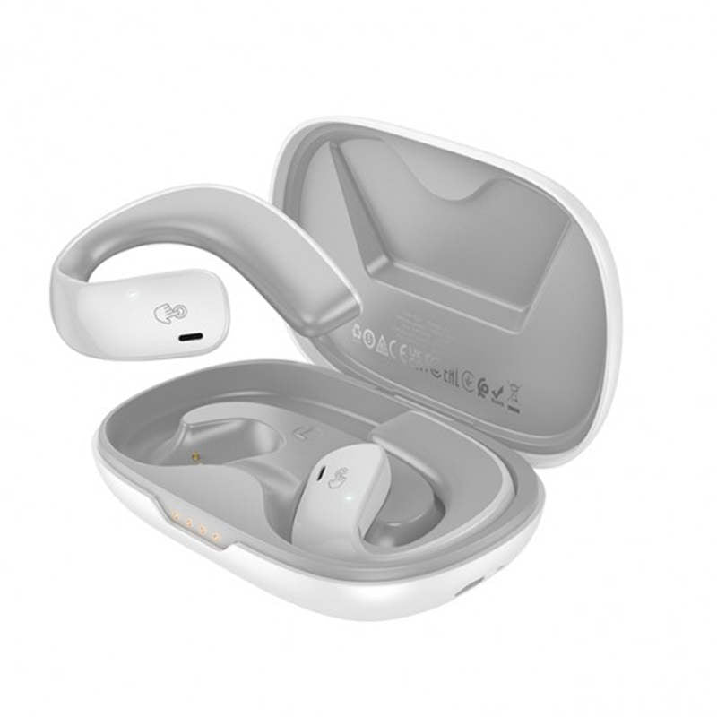 TWS True Wireless Stereo Earbuds Bluetooth Headsets Air Conduction Earphones with Clips