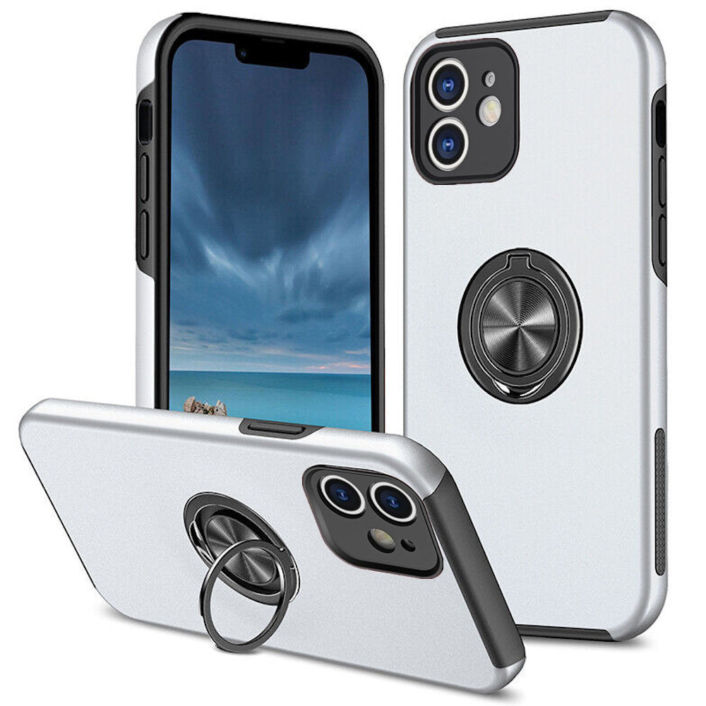 Hybrid Magnetic Invisible Ring Case for iPhone 11