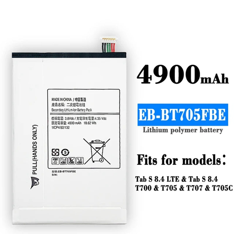 Batterie de remplacement pour tablette Samsung Tab S 8,4