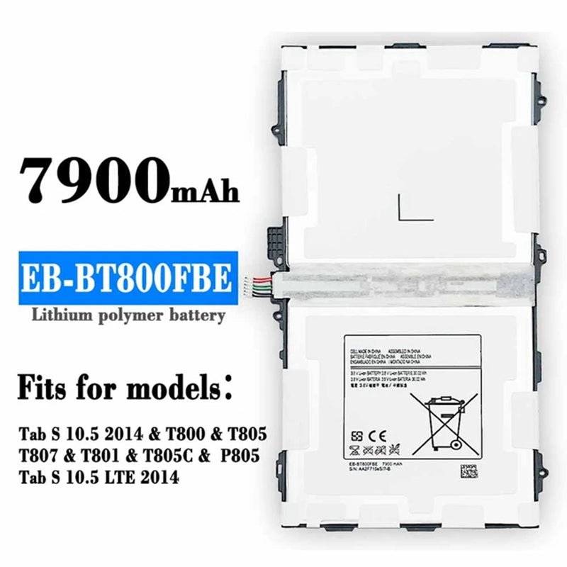 Replacement Tablet Battery for Samsung Tab S 10.5